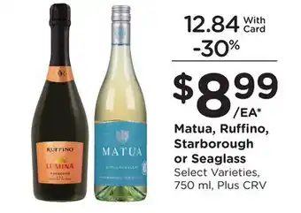 Ralphs Matua, Ruffino, Starborough or Seaglass offer