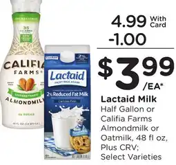 Ralphs Lactaid Milk offer