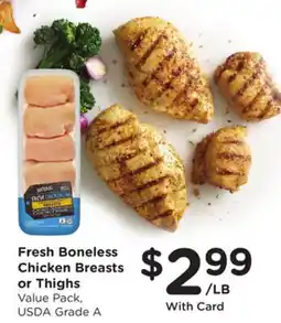 Ralphs Fresh Boneless Chicken Breasts or Thighs offer