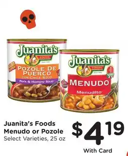 Ralphs Juanita's Foods Menudo or Pozole offer