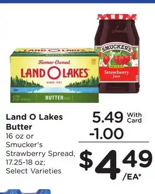Ralphs Land O Lakes Butter offer