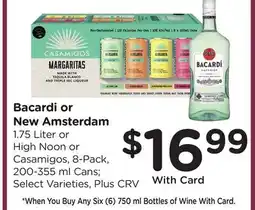 Ralphs Bacardi or New Amsterdam offer