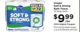 Ralphs Kroger Soft & Strong Bath Tissue offer