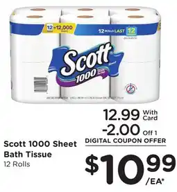 Ralphs Scott 1000 Sheet Bath Tissue offer