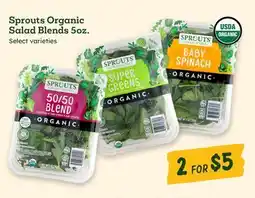 Sprouts Farmers Market Sprouts Organic Salad Blends offer