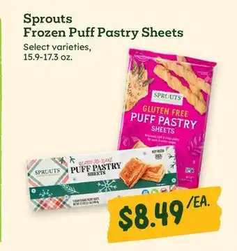 Sprouts Farmers Market Sprouts Frozen Puff Pastry Sheets offer