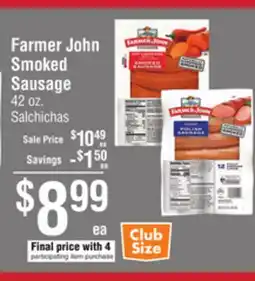 Smart & Final Farmer John Smoked Sausage offer