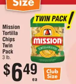 Smart & Final Mission Tortilla Chips Twin Pack offer