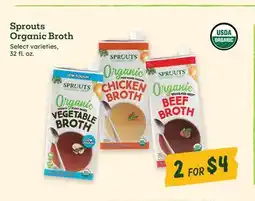 Sprouts Farmers Market Sprouts Organic Broth offer