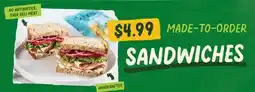 Sprouts Farmers Market MADE-TO-ORDER SANDWICHES offer