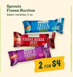 Sprouts Farmers Market Sprouts Frozen Burritos offer