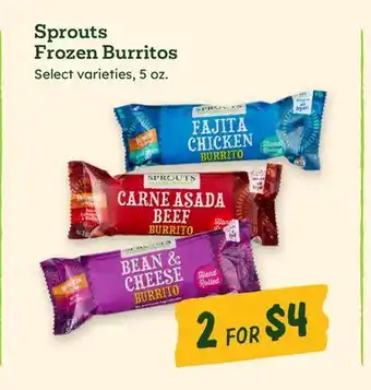 Sprouts Farmers Market Sprouts Frozen Burritos offer