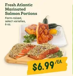 Sprouts Farmers Market Fresh Atlantic Marinated Salmon Portions offer