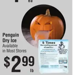 Smart & Final Penguin Dry Ice offer