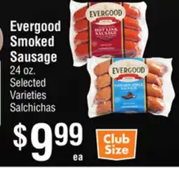 Smart & Final Evergood Smoked Sausage offer