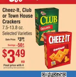 Smart & Final Cheez-It, Club or Town House Crackers offer