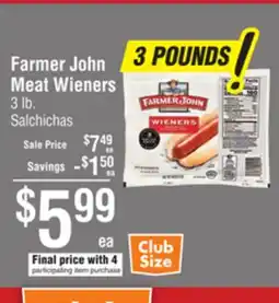 Smart & Final Farmer John Meat Wieners offer