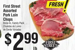 Smart & Final First Street Assorted Pork Loin Chops offer