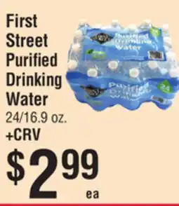 Smart & Final First Street Purified Drinking Water offer