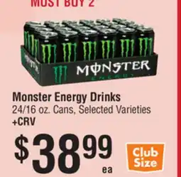 Smart & Final Monster Energy Drinks offer