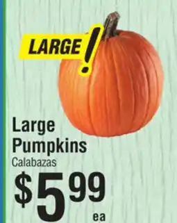 Smart & Final Large Pumpkins offer