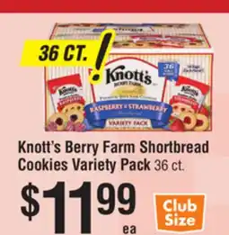 Smart & Final Knott's Berry Farm Shortbread Cookies Variety Pack offer