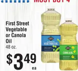 Smart & Final First Street Vegetable or Canola Oil offer