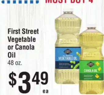 Smart & Final First Street Vegetable or Canola Oil offer