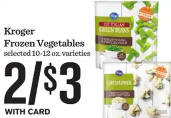 Mariano's Kroger Frozen Vegetables offer