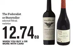 Mariano's The Federalist or Storyteller offer
