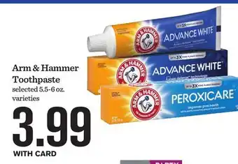 Mariano's Arm & Hammer Toothpaste offer