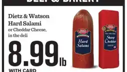 Mariano's Dietz & Watson Hard Salami offer