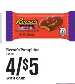 Mariano's Reese's Pumpkins offer