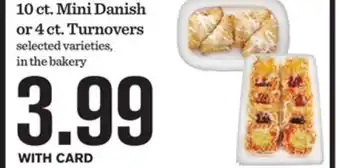 Mariano's 10 ct. Mini Danish or 4 ct. Turnovers offer