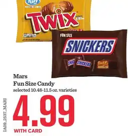 Mariano's Mars Fun Size Candy offer