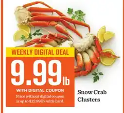 Mariano's Snow Crab Clusters offer