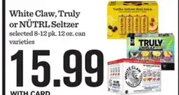Mariano's White Claw, Truly or NÜTRL Seltzer offer