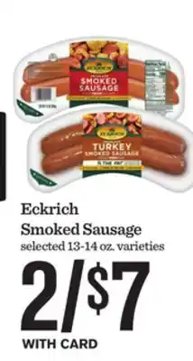 Mariano's Eckrich Smoked Sausage offer