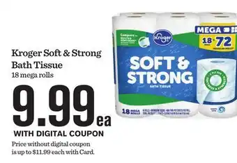 Mariano's Kroger Soft & Strong Bath Tissue offer