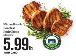 Mariano's Niman Ranch Boneless Pork Chops offer