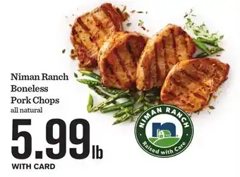 Mariano's Niman Ranch Boneless Pork Chops offer
