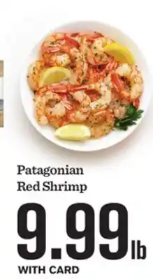 Mariano's Patagonian Red Shrimp offer