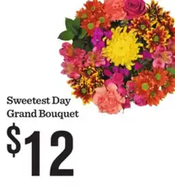 Mariano's Sweetest Day Grand Bouquet offer