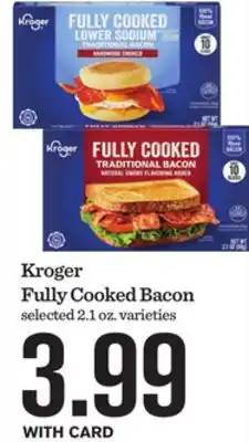 Mariano's Kroger Fully Cooked Bacon offer