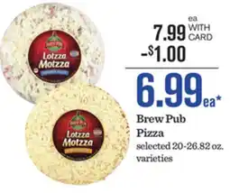 Mariano's Brew Pub Pizza offer