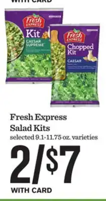 Mariano's Fresh Express Salad Kits offer