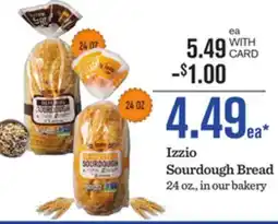Mariano's Izzio Sourdough Bread offer