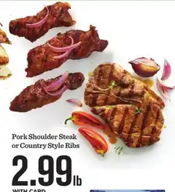 Mariano's Pork Shoulder Steak or Country Style Ribs offer