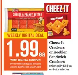 Mariano's Cheez-It Crackers or Keebler Sandwich Crackers offer