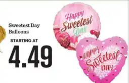 Mariano's Sweetest Day Balloons offer